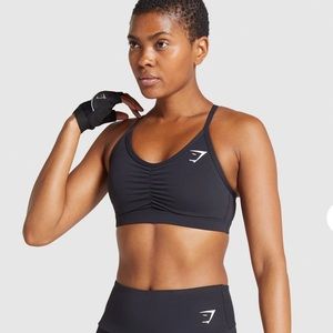 Ruched Training Sports Bra
